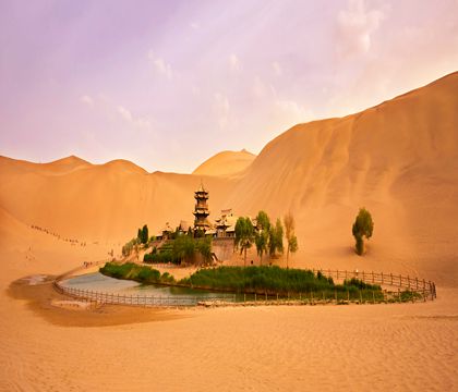 青海+甘肅+莫高窟+青海湖+茶卡鹽湖+祁連6日5晚私家團